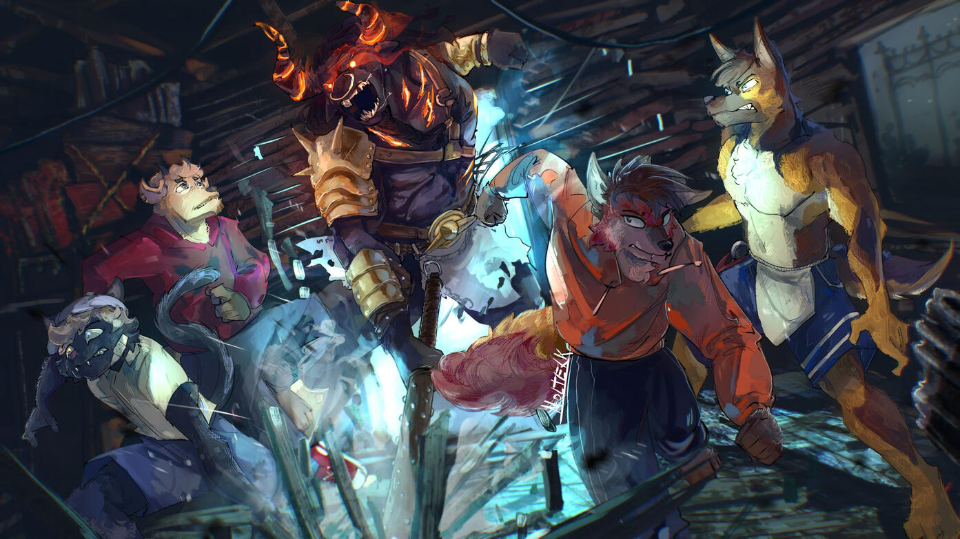 5 full body + background